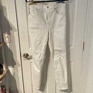 Madewell White Crop Jeans Size 29 Tall